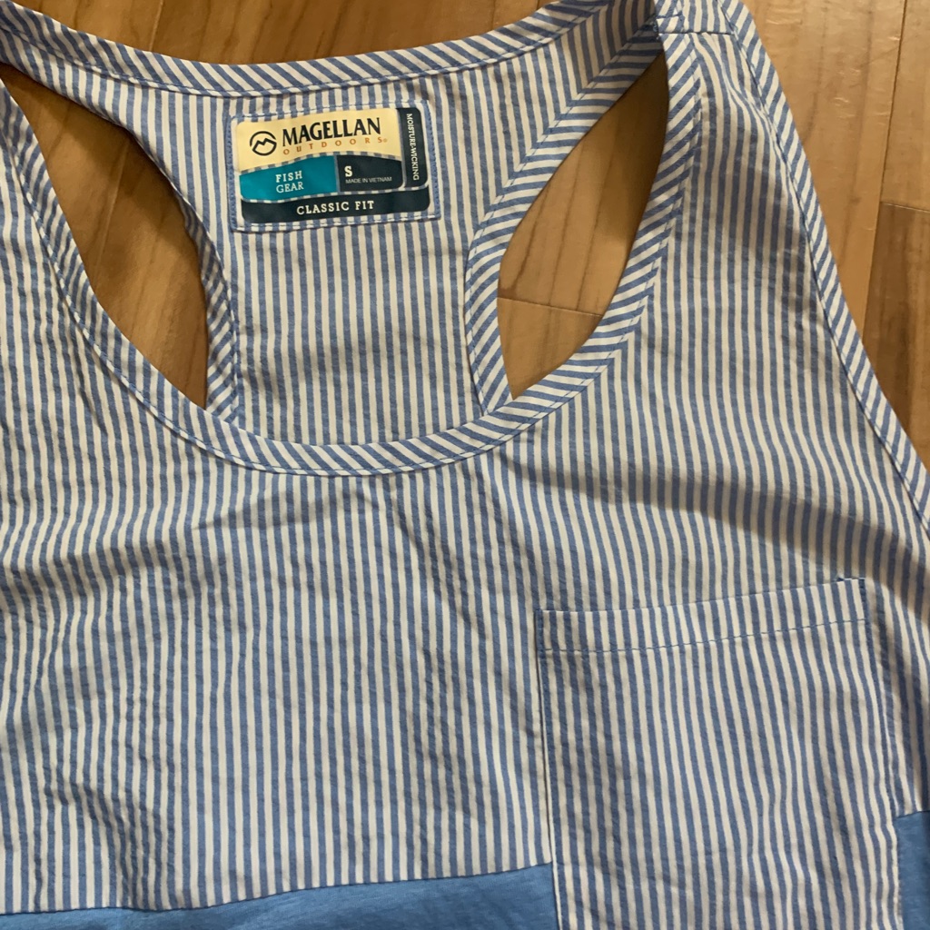 Nwot Magellan Women's Seersucker Tank.